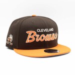 New Era Pánská kšiltovka Cleveland Browns NFL 2-Tone Throwback Script 9FIFTY Snapback