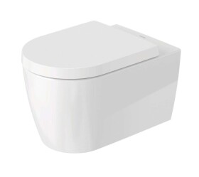 DURAVIT - ME by Starck Závěsné WC se sedátkem SoftClose, Rimless, DuraShield, bílá 452909AAA1