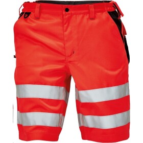 CRV Cerva Kraťasy KNOXFIELD Hi-Vis páské reflexní s elastickým pasem červené 48 červené