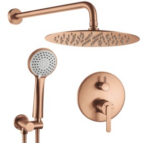 REA - Podomítková sprchová sada Ontario Brush Copper + BOX REA-P5650