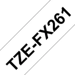 Brother TZe-FX261 bílá/černá / Flexibilní páska do štítkovače / Laminovaná / 36 mm / 8 m (TZEFX261)