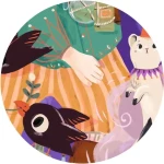 DJECO Podlahové obrysové puzzle Čaroděj Pio