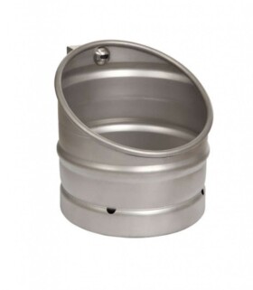 SANELA - Senzorové pisoáry Pisoár KEG s integrovaným automatickým splachovačem, antivandal, napájení 230V AC/24V DC, nerez SLPN 10E