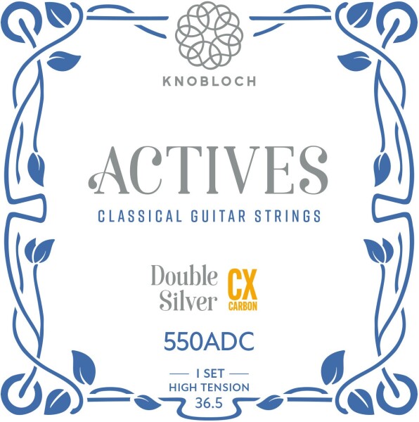 Knobloch ACTIVES Double Silver CX Carbon High 550 Tension 36.5
