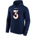 Fanatics Pánská mikina Denver Broncos NFL Russell Wilson #3 Iconic Player Hoodie Velikost: 2XL