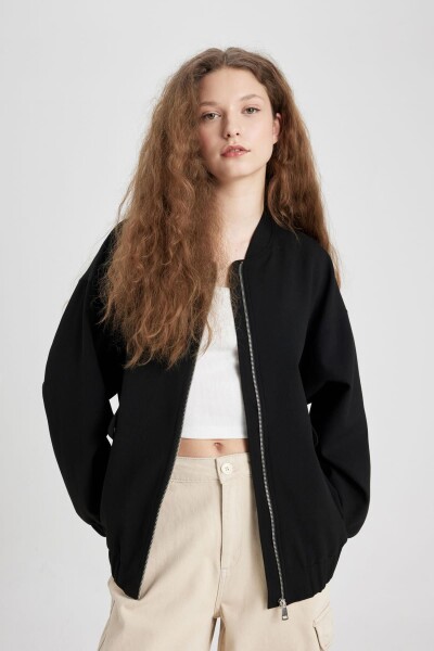 DEFACTO Oversize Fit Bomber Jacket