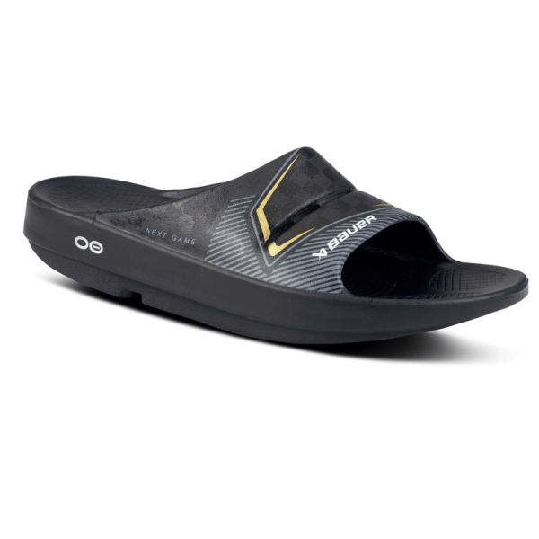 Pantofle OOFOS SPORT černé