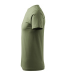 Basic tričko pánské khaki 4XL