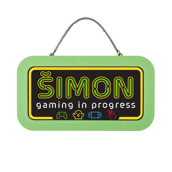 Neonová cedulka se jménem - Šimon - Albi