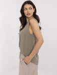 Halenka D73761M11218A khaki barva M
