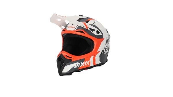 Acerbis přilba MX Profile 22-06 bílá/oranž Xxl