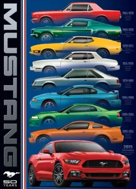 EUROGRAPHICS Puzzle 50 let Fordu Mustang
