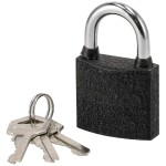 Zámek visací, litinový, 75 mm, STALCO