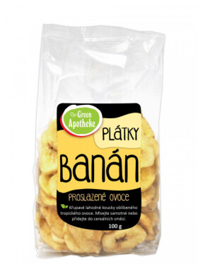 Banán plátky nesířené 100g