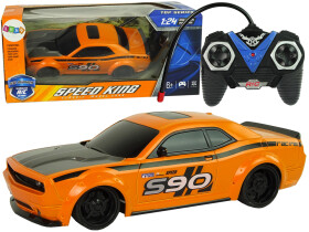 Mamido Sportovní auto S90 na dálkové ovládání R/C 1:24 oranžové