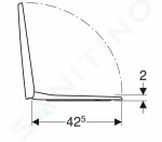 GEBERIT - Selnova Square WC sedátko, duroplast, bílá 500.332.01.1