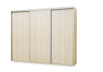 Nábytek Mikulík Skříň FLEXI 3 - 3x dveře plné ROZMĚR: (š/v/h) 280 x 220 x 65 cm