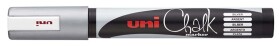 Uni Chalk Marker PWE-5M 1,8–2,5 mm stříbrný