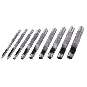 EXTOL CRAFT 10266 Děrovače kůže, 2,5 - 10mm, sada 9ks