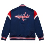 Mitchell Ness Pánská Bunda Washington Capitals NHL Heavyweight Satin Jacket Velikost: