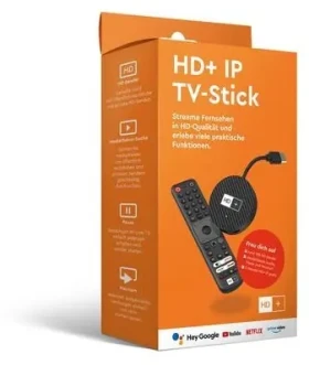 HD+ IP TV Stick černá / Streamovací klient / Android / Wi-Fi / HDMI / 32GB (22025)
