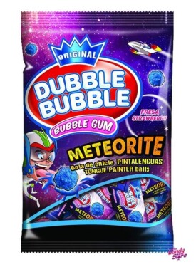 Dubble Bubble Meteorite kyselé žvýkačky jahodová příchuť 85 g