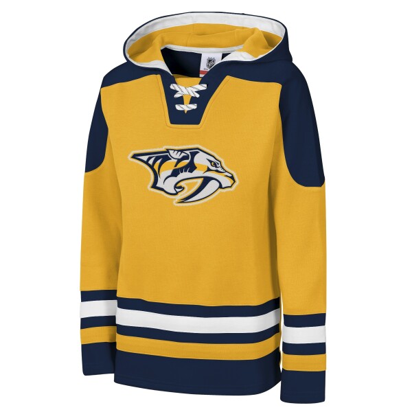 Outerstuff Dětská mikina Nashville Predators NHL Ageless Must Have – Home Pullover Velikost: Dětské XL (170 – 176)