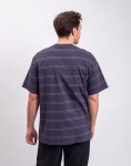 Tričko Carhartt WIP S/S Bert Pocket T-Shirt Bert Stripe, Shady Purple garment dyed