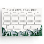 Týdenní plánovač "Plány ke zdolání"