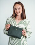 Crossbody kabelka na zip VUCH Anna Dark Green, zelená