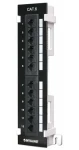 Intellinet Patch panel Cat6 UTP černý / 12 portů / RJ-45 / do racku (560269)