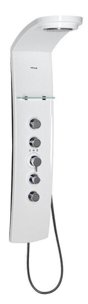 POLYSAN - LUK termostatický sprchový panel 250x1300, bílá 80312