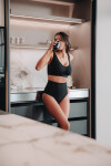 Kalhotky stahovací s vysokým pasem bezešvé Slip Bodyeffect Oro Barva: Černá, Velikost M/L