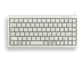 Cherry G84-4100 Compact bílá / Klávesnice / Francouzské rozložení / 86 kláves / drátová (G84-4100LCMFR-0)