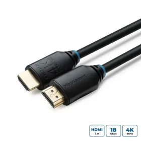 MicroConnect HDMI 4K 1.5m černá / Propojovací kabel / HDMI Typ A – HDMI Typ A / HDR10 (MC-HDM19191.5V2.0)
