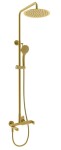Rubineta - Sprchový set s pákovou baterií ULTRA-10 OLO GOLD, zlatá OLBA625146