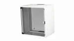 Equip ECO 540x400mm světle šedá / Nástěnná skříň / 19" / 12U / Skleněné dveře (EWM-12-5440-G)