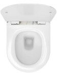 REA - Závěsná WC mísa včetně sedátka Granit Shiny REA-C8002