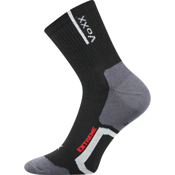 VOXX Ponožky sportovní slabé JOSEF se stříbrem ČERNÉ 39-42 101303