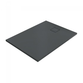 HUPPE - Sprchová vanička obdélníková Hüppe EasyFlat 140x100 cm litý mramor antracitová matná EF0217.128 EF0217.128