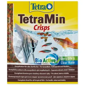 Tetra Min Crisps 12 g / Krmivo pro ryby / Pro potěr a mladé rybky / Kompletní krmivo (A1-149304)
