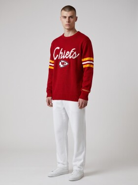 Mitchell & Ness Pánská mikina Kansas City Chiefs NFL Head Coach Sweater Velikost: L