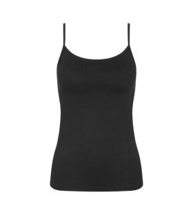 Dámské tílko Sense Of Cotton Spaghetti Top - BLACK - TRIUMPH BLACK - TRIUMPH BLACK 44