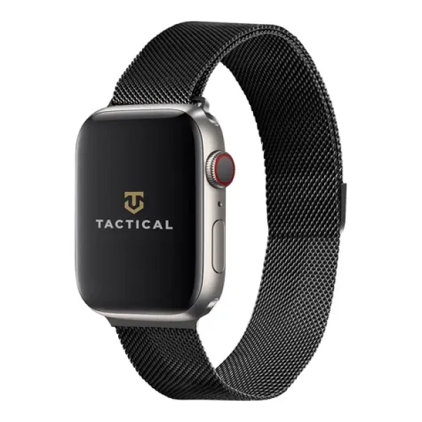 Tactical 351 Loop Magnetický Kovový Řemínek pro Apple Watch 4 (44mm) černá (8596311069321)