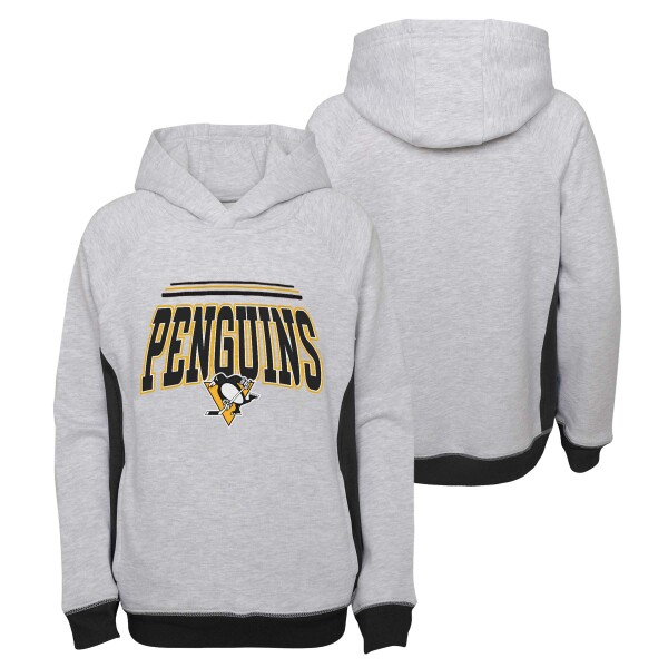 Outerstuff Dětská Mikina Pittsburgh Penguins Power Play Raglan Pullover Velikost: Dětské XL (14 - 16 let)