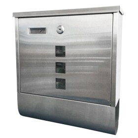 Poštovní schránka nerezová, 340x100x310mm, MADISON