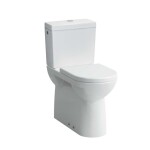 Laufen - Pro WC kombi mísa, zadní/spodní odpad, boční přívod vody, s LCC, bílá H8249554002311