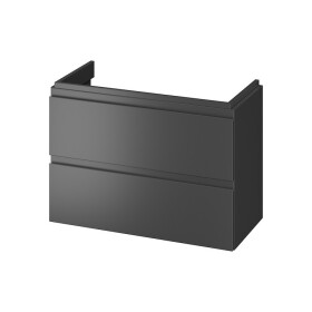CERSANIT - Skříňka pod umyvadlo MODUO SLIM 80 antracit, montáž FSC MIX70% SGSCH-COC-007574 S590-089