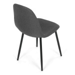 Jídelní židle, šedá, látka, CT-V2972 GREY2