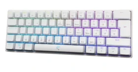 White Shark GK-4115 SHINOBI 2 bílá / herní mechanická klávesnice / CZ/SK layout / červené spínače / USB / LED (SHINOBI2-W-CZ/SK-RED)